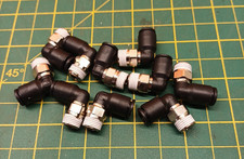 Legris Male Stud Elbow BSPT R1/8 Thread 6mm Tube 3109 06 10 PK of 10 EX01U18813