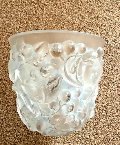 Lalique avalon vase 1924 - r.lalique,