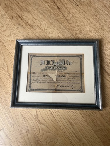 1899 kimball co piano - w.w.,