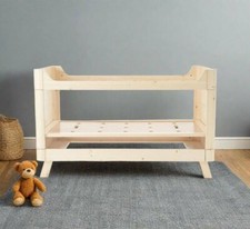 Baby Cot Bed, Natural By Sazy, Suitable From Birth To 18months+ In New Condition