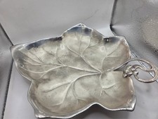 Antique WMF IKORA EP  Silver Plated Grapes & Leaf, Candy Serving Dish Tray