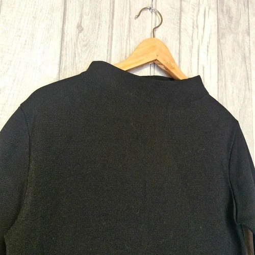 Zara black knit - black, midi