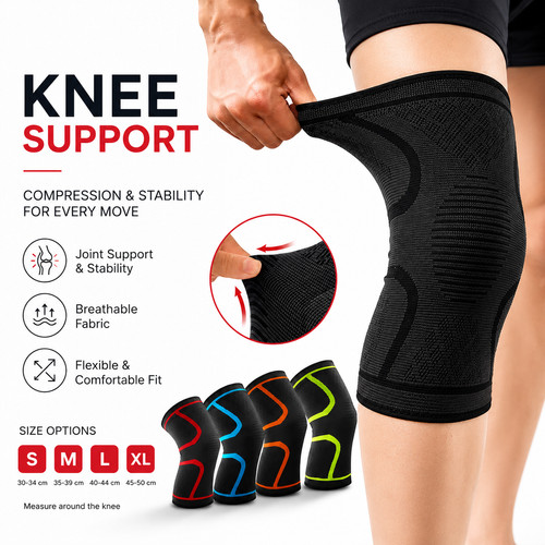 Knee support compression - support,