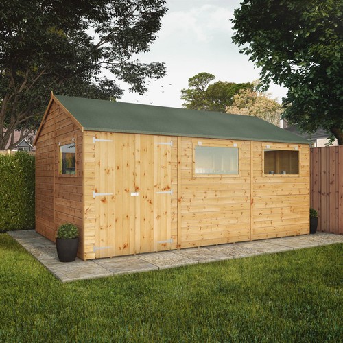 15x10 wooden garden shed - wooden,