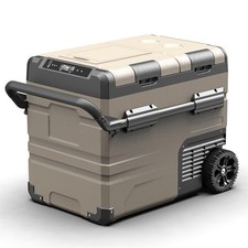 ALPICOOL PORTABLE COMPRESSOR FRIDGE 48L 12/230V DUAL ZONE CAMPING COOL BOX