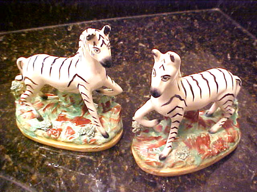 Staffordshire~Zebras~5"
