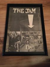 THE JAM-THE SINGLES-1983 original A3 framed poster size advert