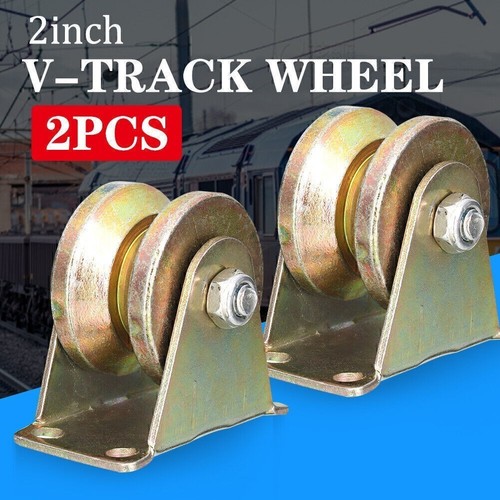 2pcs groove track wheel - 2pcs,