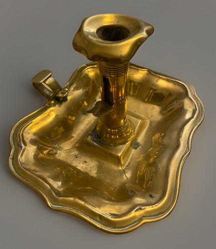 Antique chamber stick candle - antique,