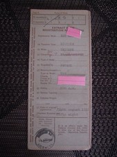 TRIUMPH TIGER CUB 200cc 1958 MOTORCYCLE OLD LOG BOOK MEMORABILIA COLLECTABLE