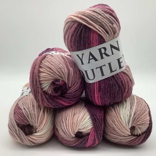 Yarn outlet variegated aran - variegated,