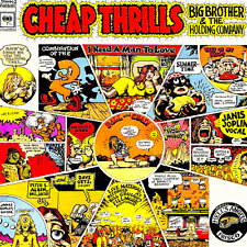 "Cheap Thrills"  Janis Joplin ..Classic Retro Album Cover Poster Various Sizes