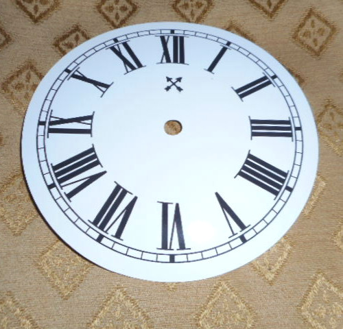 Hac clock dial face paper - face, card