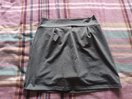 Grey womens shorts skirt - grey,
