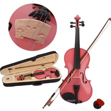 Pink acoustic violin - acoustic,