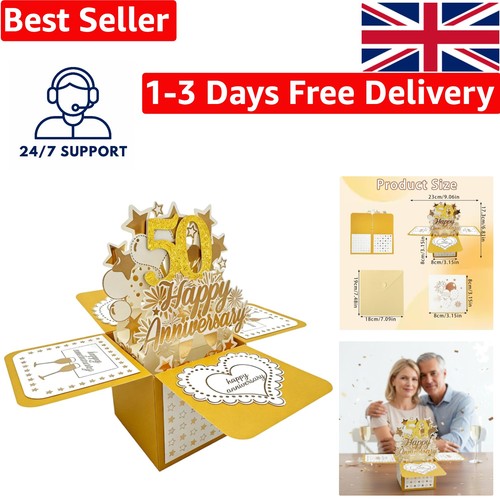 50th golden wedding - golden,