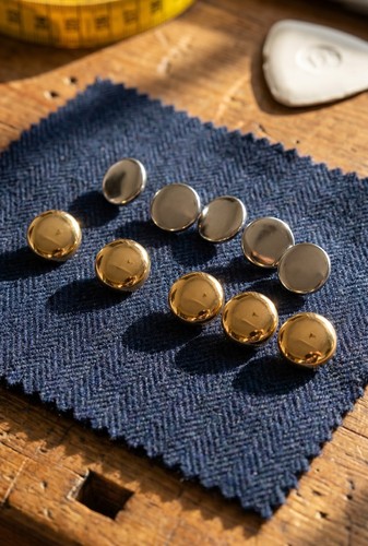 15mm gold silver blazer - 15mm,