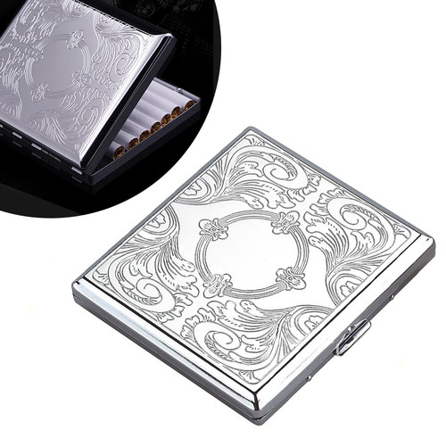 Metal cigarette case - case, holds