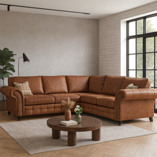 Leather Corner Sofa Oakland