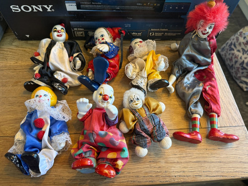 Vintage clown dolls collection - clown,