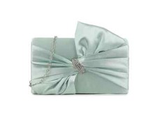 Women's Satin Pleated Clutch