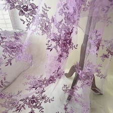 Floral Embroidery Lace Fabric Soft Lace for Costumes,Craft Projects