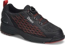Dexter knit black red boa - c-9, black/red