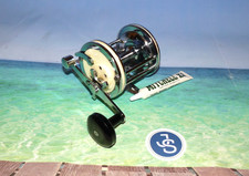 Mitchell 624 sea fishing boat multiplier reel in mint condition with oiler