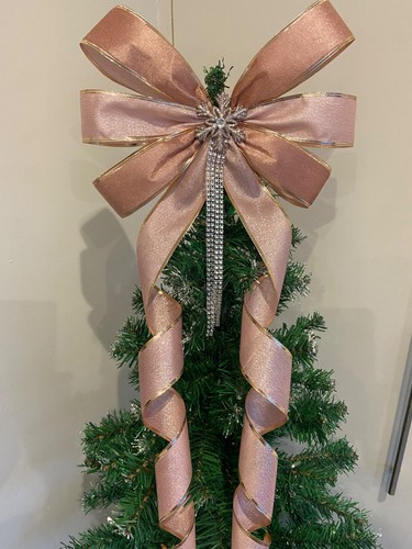 Blush pink christmas tree - pink,