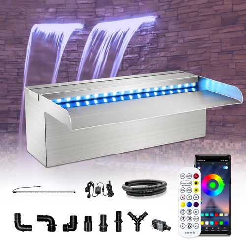 Stainless steel waterfall - stainless,