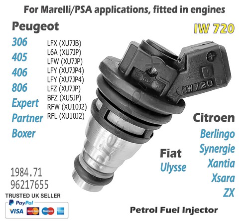 Petrol fuel injector iw720 - petrol,