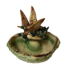 McCoy Pottery Flying Mallard Ducks Planter Vintage Nice Piece Collectible