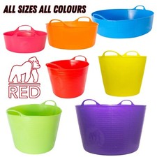 Genuine Gorilla Tub Trug Flexible Storage Feeding Bucket - All Colours & Sizes