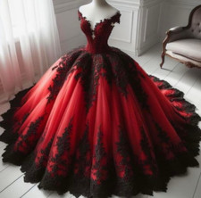 Gothic Red and Black Wedding