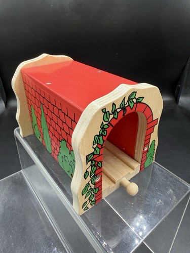 Bigjigs wooden railway red - wooden,