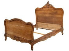 French Carved Oak Bed King