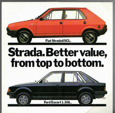 Fiat Strada vs Ford Escort