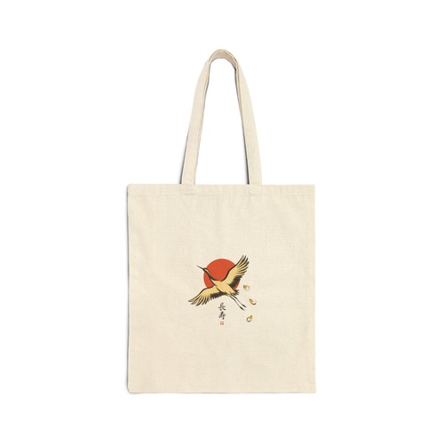 Crane rising sun - crane,