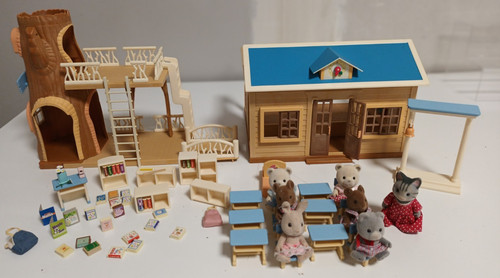 Sylvanian families tree - families, house