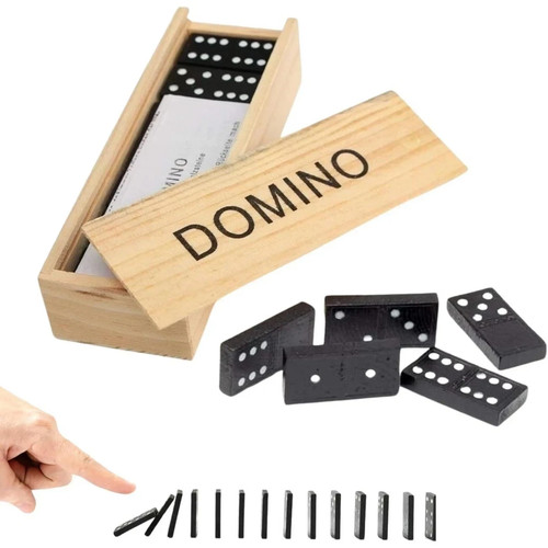 Piece domino game - set, with