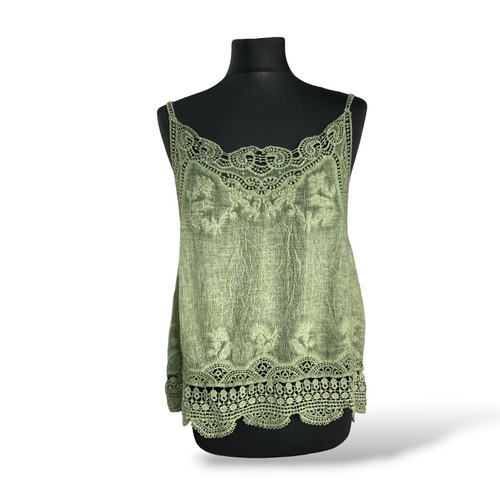 Crochet detail camisole top - crochet,
