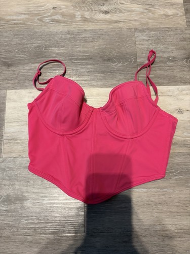 Primark bright pink - corset, top
