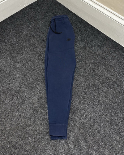 Navy blue nike tech bottoms
