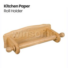 Kitchen Paper Roll Holder Rail Dispenser Wall Mounted Toilet Towel Storage Rack