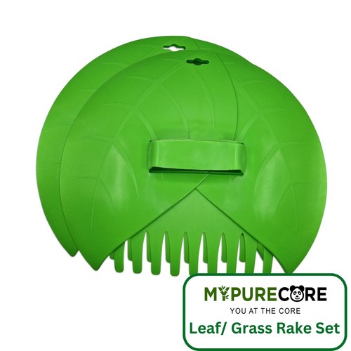 Hand rakes leaf - hand, scoops