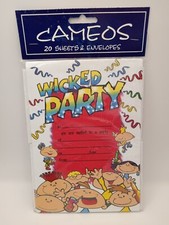 CHEAP Pack Of 20 Invatations Birthday Party Birthdays BBQ Any Occasion Invites 