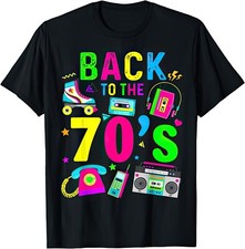 Back To The 70s Disco Party Retro Fancy Dress Cool T Shirt