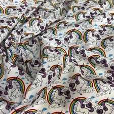 100% Cotton Poplin Unicorn