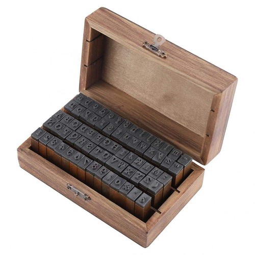 Wooden rubber alphabet stamps - wooden,