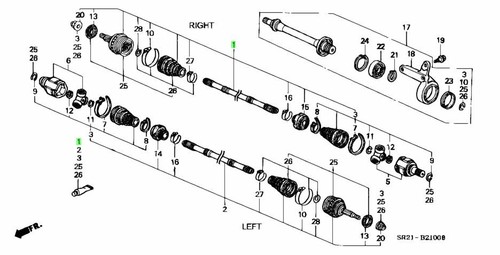 Oem honda civic eg9 b16a - oem,